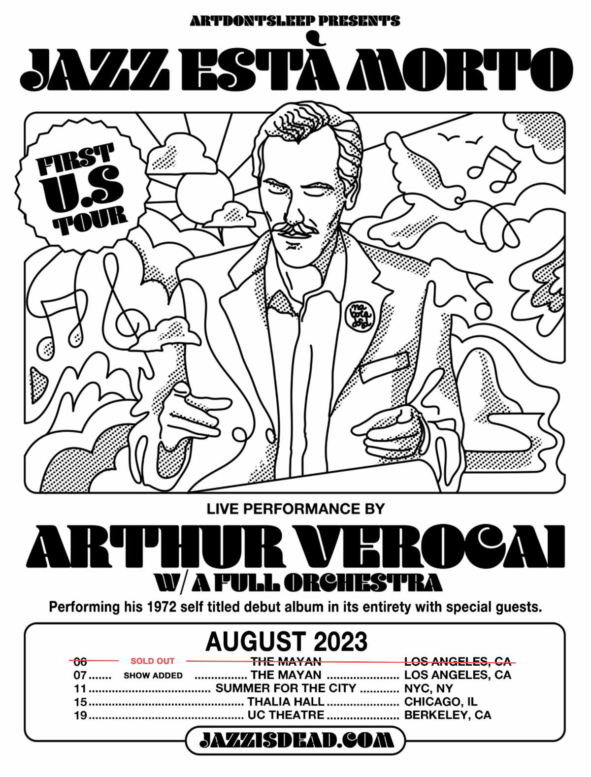 Arthur Verocai Tour Announcement - DL Media Music